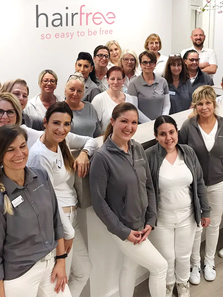 hairfree-team Dauerhafte Haarentfernung hairfree Team