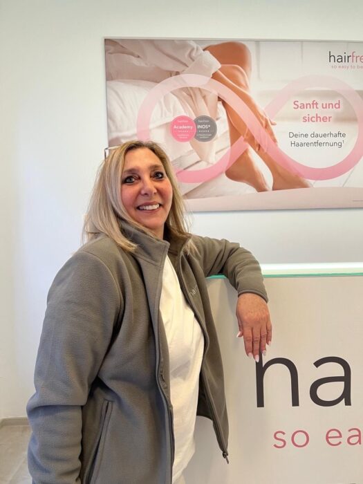 Mitarbeiterin hairfree Landshut Mitarbeiterin hairfree Landshut