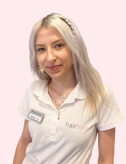 Wiktoria Mitarbeiterin hairfree Lounge Gerolzhofen