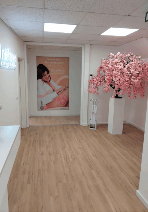 hairfree Lounge Bonn Eingangsbereich