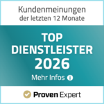 ProvenExpert Top Dienstleister Siegel 2025