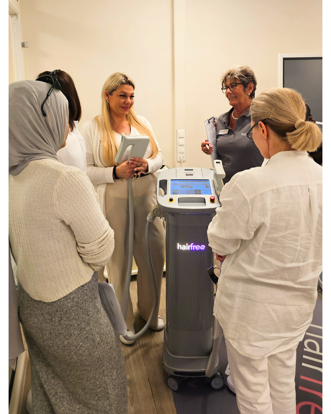 NiSV Schulung in der hairfree Academy